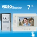 Video Doorphone  ZDL-37M 1 CAMERA + 1 MONTEUR Couleur avec Ecran LCD 7 "