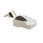 Connecteur RJ45 CAT6a blindé metal 100 pièces