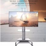 Meuble support TV robuste avec roulettes de 32 à 70 pouces - poids jusqu'à 30 kg