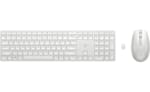 650 Wireless Keyboard and Mouse Combo Set French - White