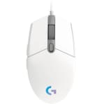 Souris gaming corded G102 Lightsync - blanche