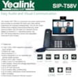 Téléphone 16 comptes SIP écran tactile caméra Bluetooth WiFi Android SIP-T58V