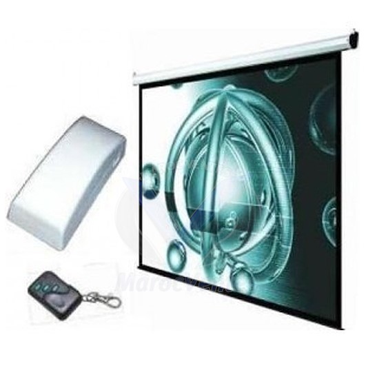 ECRAN DE PROJECTION DIGITAL MURAL AUTOMATIQUE 4X3 METRES 4X3M ELEC