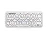 Clavier sans Fil Pebble Keys 2 K380s BLANC TONAL FRA BT  N/A UNIVERSAL