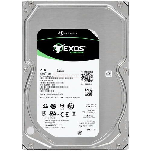 DISQUE DUR INTERNE EXOS 2T 3.5" SATA III 7200 RPM ST2000NM001A