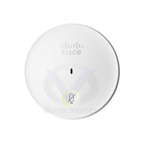 Microphone de Table Cisco Téléprésence avec Prise Euroblock de Rechange CS-MIC-TABLE-E=