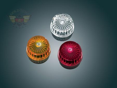 AMBER LENS ONLY F/SM. LED SILVER BULLETS