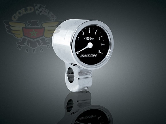 "3" BULLET TACHOMETER WITH BLACK FACE"