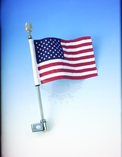 12" FLAG POLE FOR 1/2" CLAMP