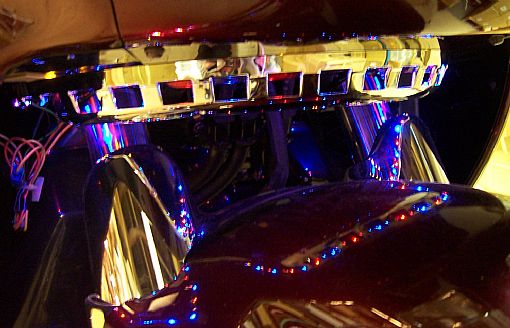 1800 Red, Blue, & Amber Front Fairing Halo