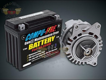 ALTERNATOR & BATTERY F/GL1500 
