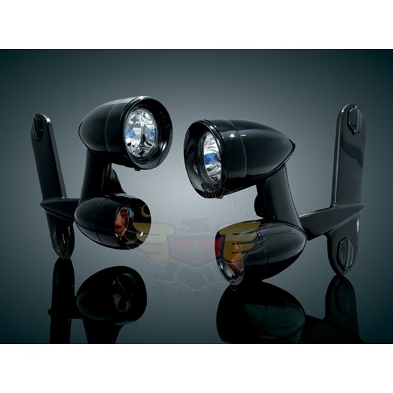 DRIVING LIGHTS- FLHX, FLHT, FLHTC, BLACK-DRIVING LIGHTS- FLHX, FLHT, FLHTC, BLACK