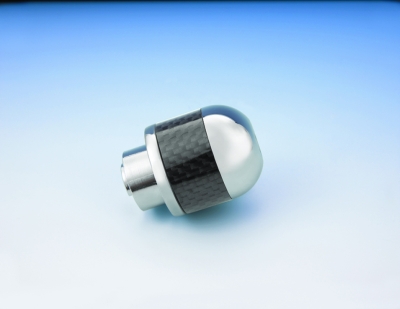 EMBOUT DE GUIDON AVEC INSERT CARBONE