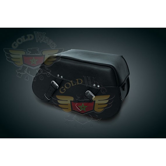 HARDMOUNT SADDLEBAGS WITHOUT STUDS FOR USE W/QCKDETACHABLE BRACKETS