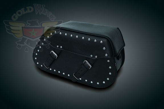 HARDMOUNT SADDLEBAGS WITH STUDS FOR USE W/QCK DETACHABLE BRACKETS