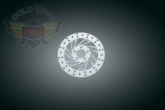 CARTEL CHROME REAR ROTOR, '00-'07 FLH MODELS