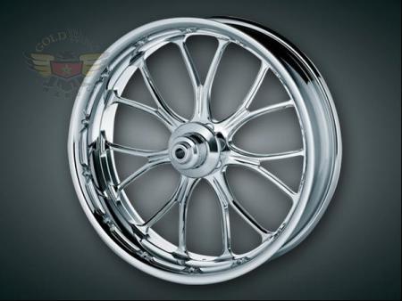 HEATHEN CHROME WHEEL KIT, '08 FLH MODELS