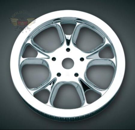 GASSER CHROME REAR BELT SPROCKET, '04-'06 FLH MODELS