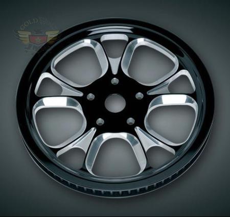 GASSER CONTRAST REAR BELT SPROCKET, '00-'03 FLH MODELS