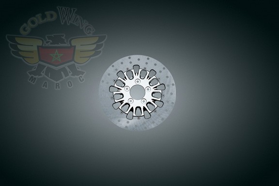 DOMINO CHROME REAR ROTOR, '00-'07 MODELS