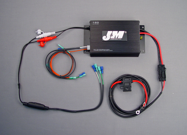 PERF 180W 2-CH AMP KIT 98-13 HARLEY UNIVERSAL JMAA-1800H-UNV