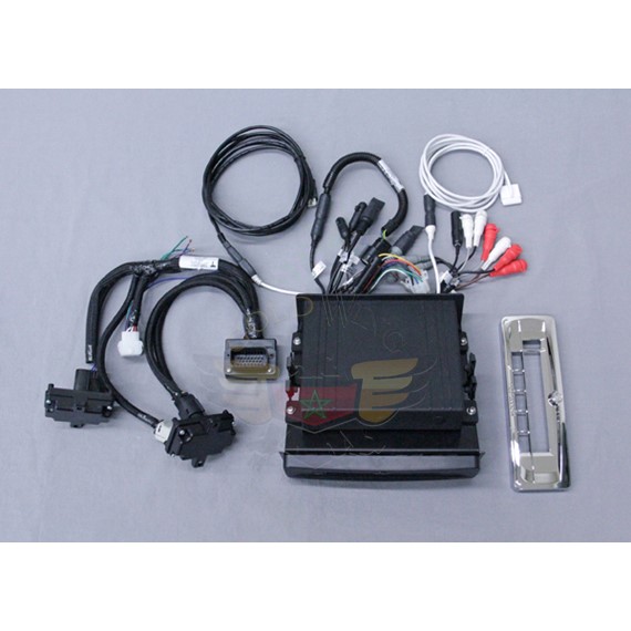 MEDALLION RETRO STEREO 98-2013 HARLEY BAGGER MED-HBAS